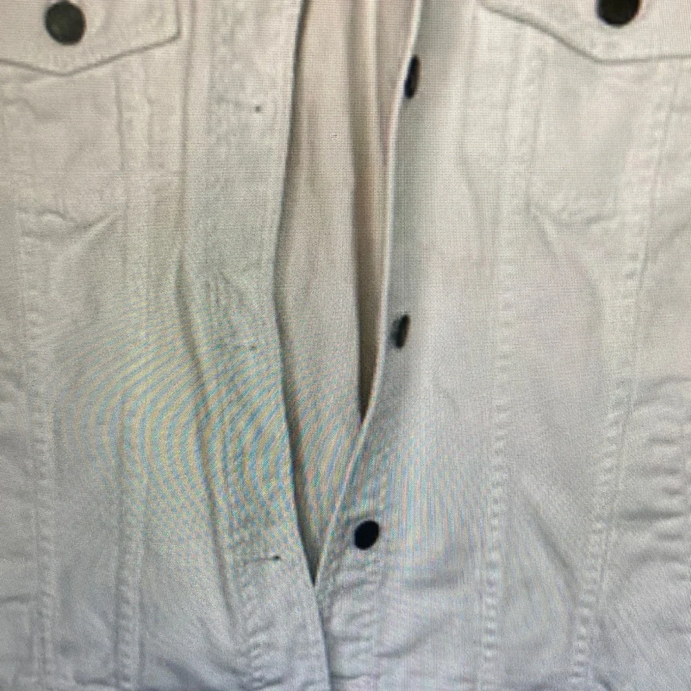 Lauren Ralph Lauren White Denim Jean Jacket med - Picture 6 of 6